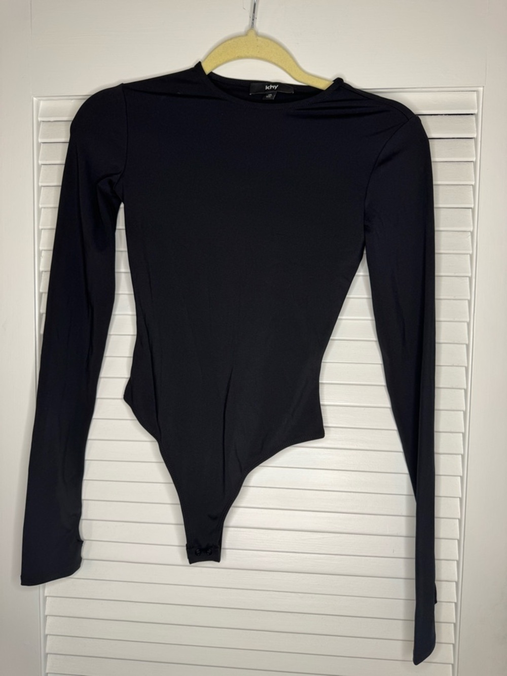 Black Long Sleeve Bodysuit